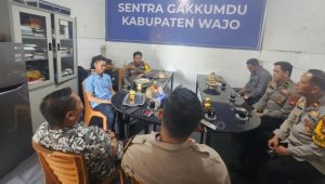 Kapolres AKBP Fatchur Silaturahmi ke KPU dan Bawaslu Wajo, Koordinasi Pemilu 2024
