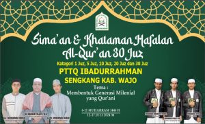 PTTQ Ibadurrahman Gelar Sima’an dan Khataman Alquran 30 Juz