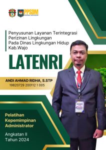 Sekretaris Dinas Lingkungan Hidup Kabupaten Wajo, Launching Inovasi LATENRI