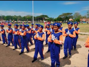 Semarak HUT RI Ke 79 Tahun, SDN 283 Lautang Ikuti Lomba Gerak Jalan Indah
