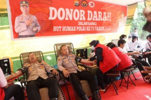 Polres Wajo Gelar Donor Darah di Lingkungan Personil Untuk Peringati HUT Humas Polri Ke 73 Tahun 2024