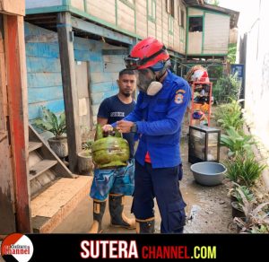 Insiden Kebocoran Regulator Tabung Gas di Jalan Jawa Sengkang Hebohkan Warga