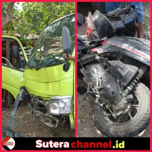 Tabrakan Beruntun di Desa Ciromanie Libatkan Mobil Kanvas dan Dua Pengendara Motor