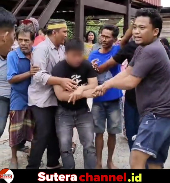 Warga Tangkap Residivis Curanmor di  Kecamatan Tanasitolo