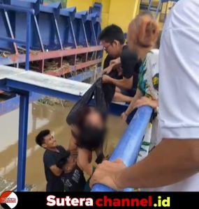 Viral di Medsos Seorang Wanita Diduga Hendak Bunuh Diri di Bendungan Gerak Tampangeng