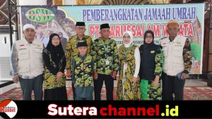 Pelepasan 45 Jamaah Umrah PT Darussalam Wisata, Gunakan Pesawat Garuda Indonesia