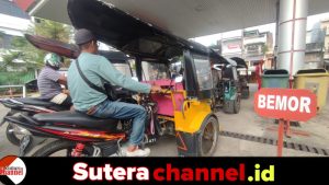 300 Pengendara Bemor di Kecamatan Tempe Terima Bantuan BBM Gratis
