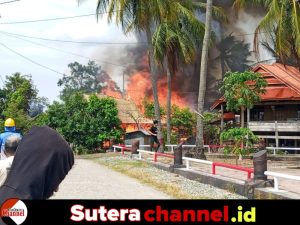 Rumah Panggung di Gilireng Hangus Terbakar, Kerugian Mencapai 250 Juta