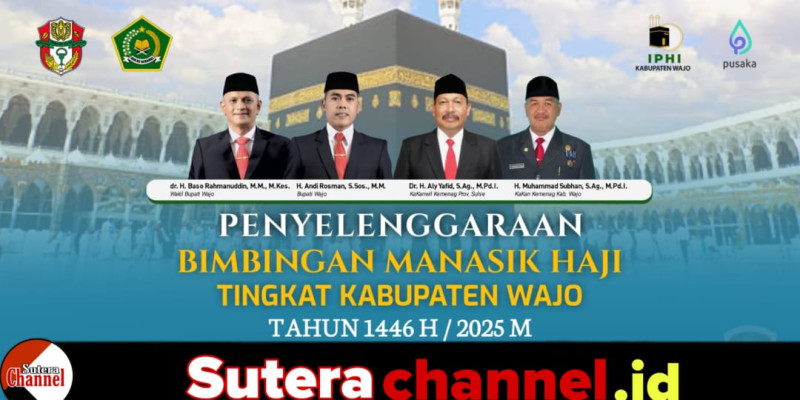 Bimbingan Manasik Haji Tingkat Kabupaten Dibuka Oleh Wakil Bupati Wajo