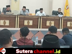 DPRD Wajo Gelar RDPU Bahas Transparansi PDAM dan Tata Kelola Migas