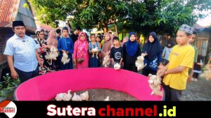 Jelang Lebaran Idul Adha, Puluhan Anak Yatim Terima Bantuan Ayam Potong