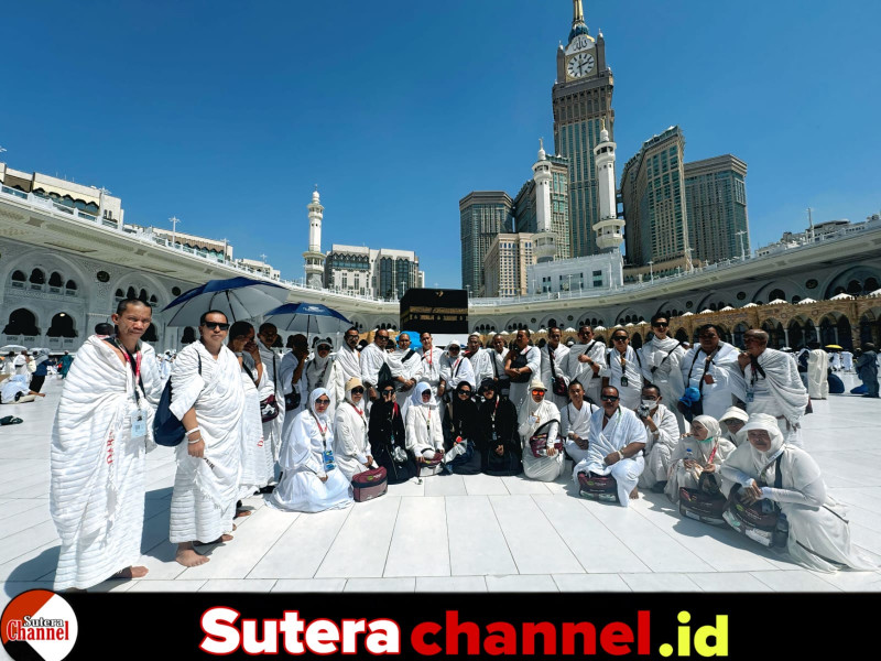 Jamaah Haji Khusus PT Darmawan Tour & Travel Siap Tingggalkan Mekkah, Dijadwalkan Tiba di Wajo 21 Juni