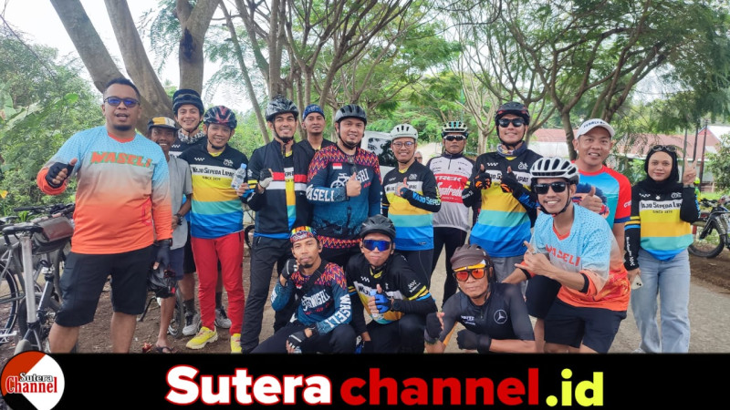 Waseli Taklukkan Rute Wajo – Soppeng Gowes 50 Kilometer Tanpa Ampun