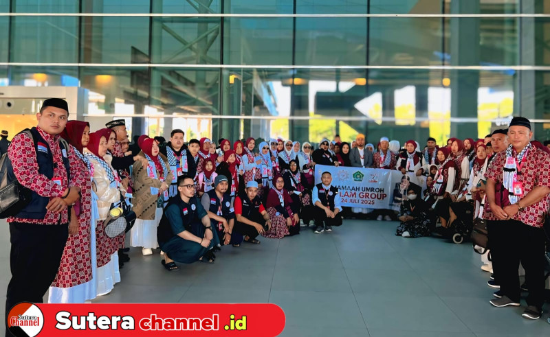 160 Jamaah Umrah Aslam Tour Tiba di Makassar Usai 13 Hari Beribadah di Tanah Suci