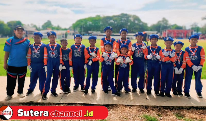 Meriahkan HUT RI ke-80, UPTD SDN 283 Lautang Ikuti Lomba Gerak Jalan Indah