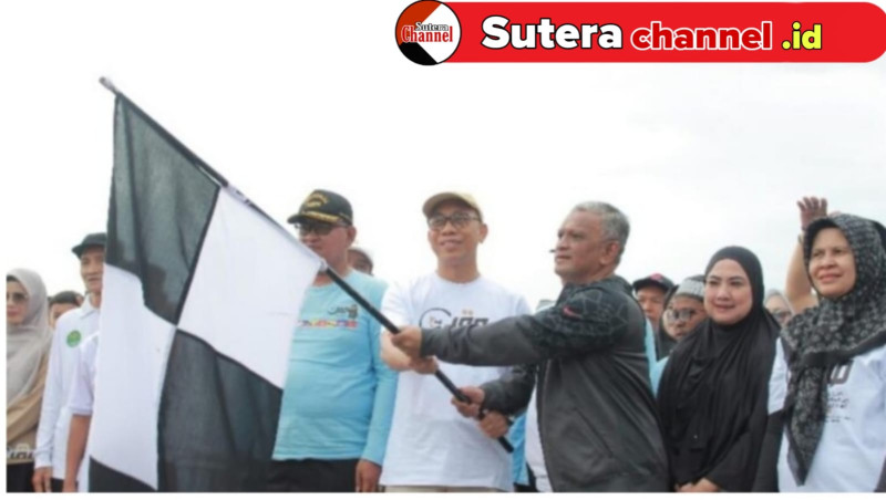 Wakil Bupati Wajo Lepas Ribuan Peserta Jalan Sehat Sambut MQK Internasional