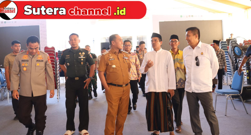 Bupati Andi Rosman didampingi Forkopimda Pantau Tiga Lokasi MQK dan MQKN Jelang Pembukaan