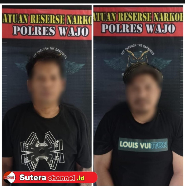 Polres Wajo Tangkap Dua Terduga Pengedar Narkoba, Sita 170 Gram Sabu dan 30 Ekstasi