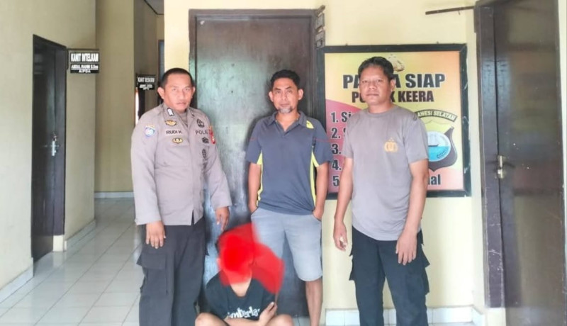Tidak Sampai 1X24 Jam Pelaku Curanmor di Keera Diamankan, Satu Masih Buron